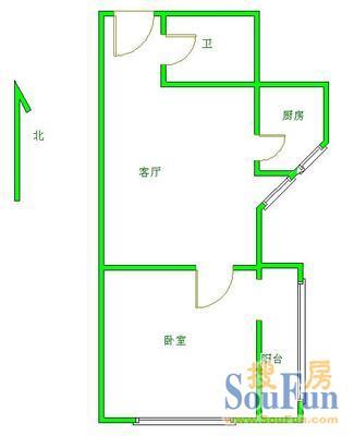 宫门口二条户型图