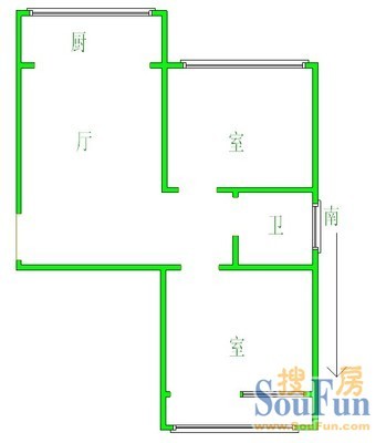 二印宿舍户型图