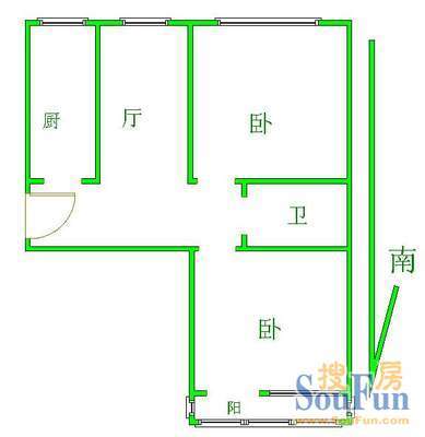 省二院宿舍户型图