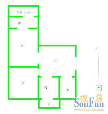 文化西路单位宿舍户型图