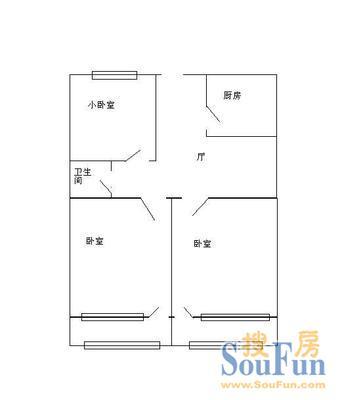 北洼路环保局宿舍户型图