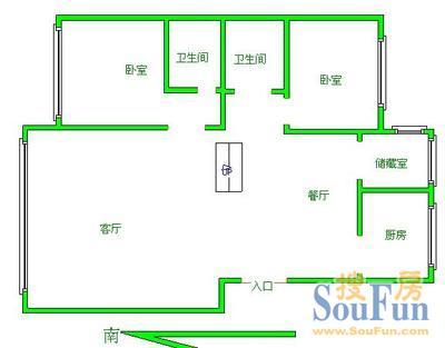 翡翠城五期住宅商住楼户型图