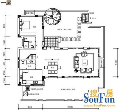 什刹海四合院户型图