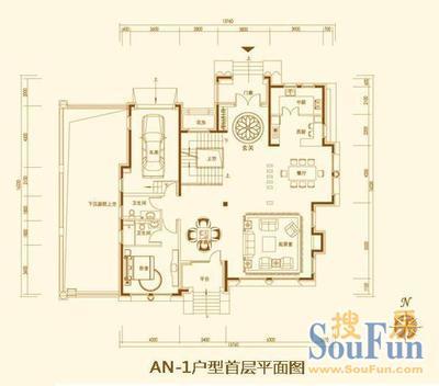 丛林庄别墅户型图