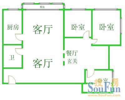 密云财富中心户型图