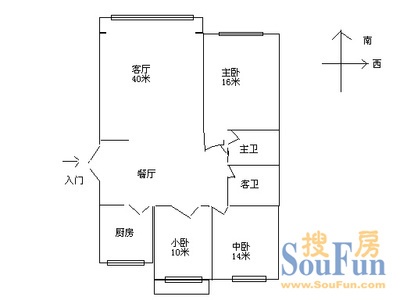 龙虎台户型图