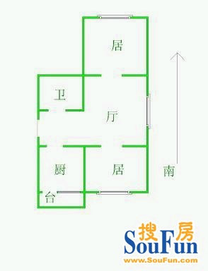 省建材宿舍户型图