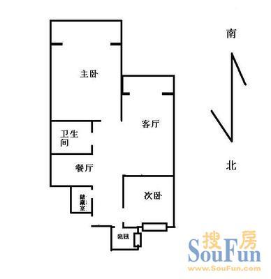 南新华街四合院户型图