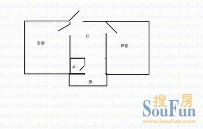 元北路阀门厂宿舍户型图