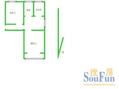 石碑胡同户型图