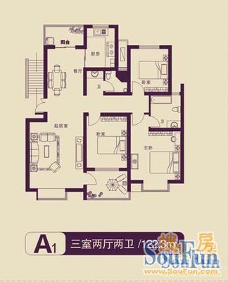 新兴居小区户型图