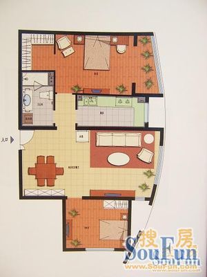 怀柔开放路户型图