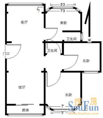 蔡家洼小区户型图