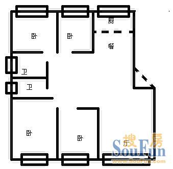 名仕花园户型图