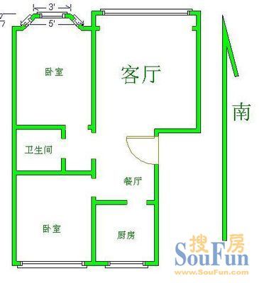 彩苑小区户型图