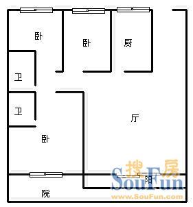 名仕花园户型图