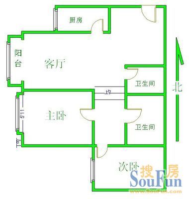 马家堡86号院户型图