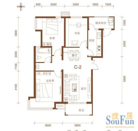 恒安小区户型图