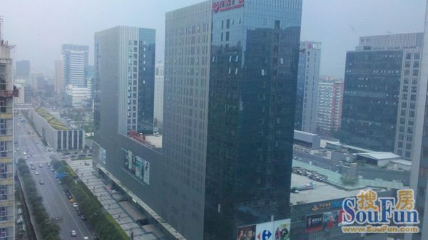 万达广场石景山实景图