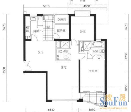 奥林公寓户型图