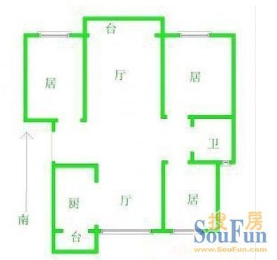 双泉堡甲2号院户型图