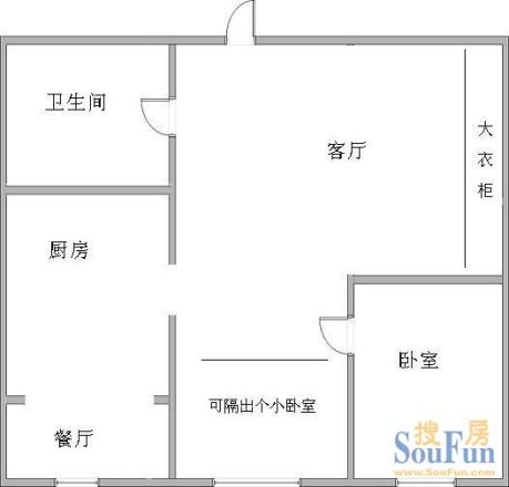 锦泉源D区商住楼户型图
