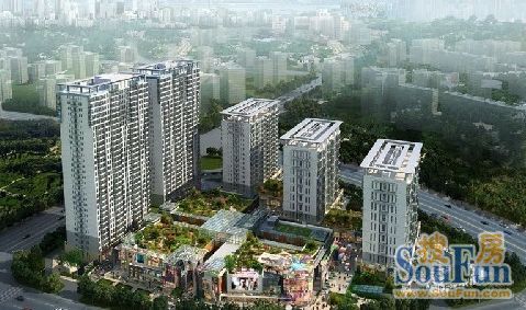 望京合生麒麟社公寓实景图