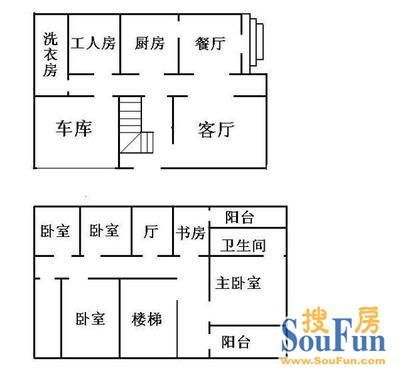 丛林庄别墅户型图