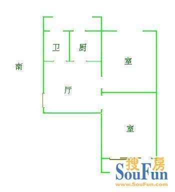 裕华路人行宿舍户型图