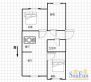 香港花园大公馆商住楼户型图