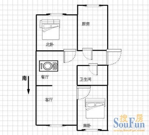 香港花园大公馆商住楼户型图