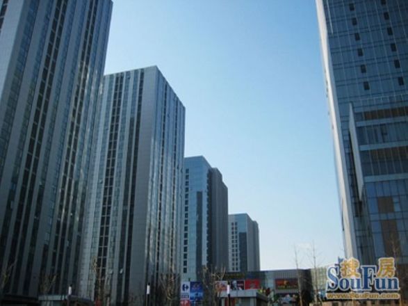 万达广场石景山实景图