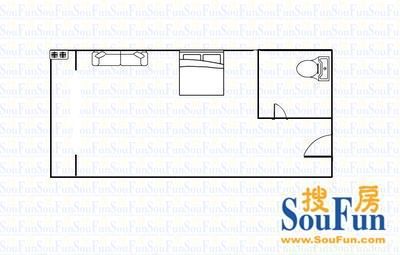 和平公寓户型图