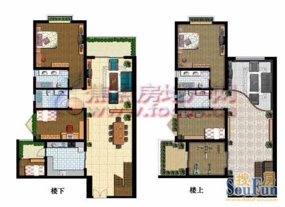 长信海景花园户型图