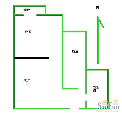 西单上国阙户型图
