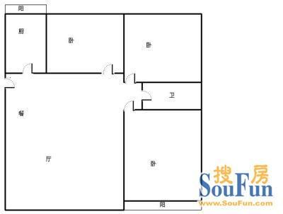 奥林公寓户型图
