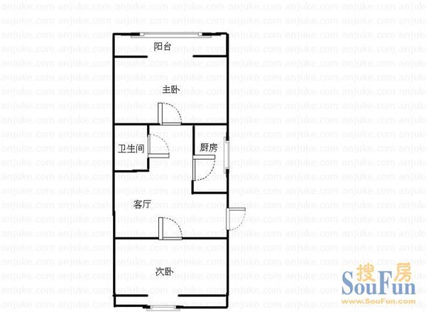 禄长街小区户型图
