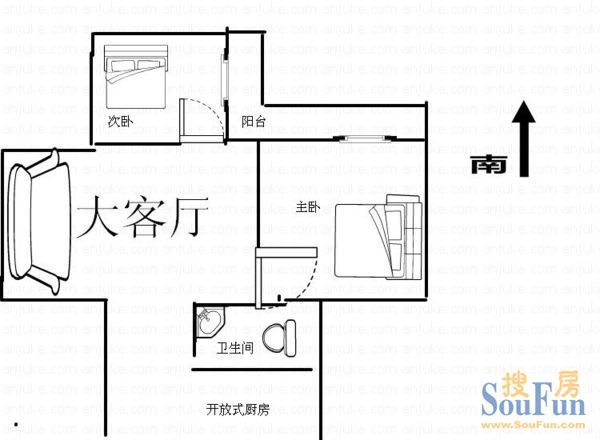 捷强花园户型图