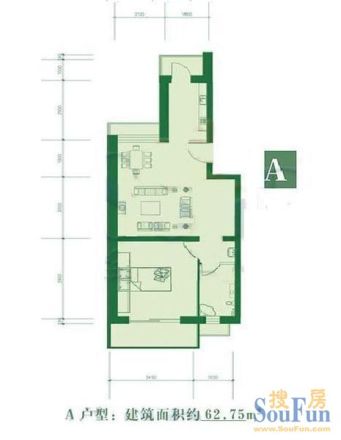 白河涧公寓户型图