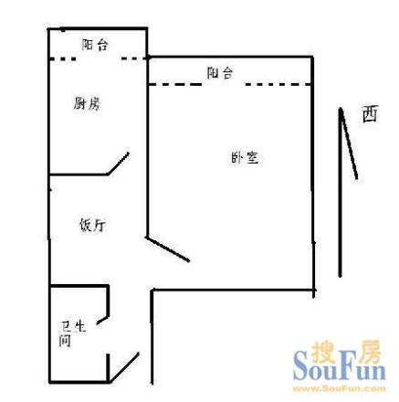 南菜园1号院户型图