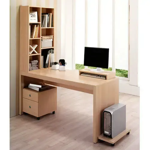 金胜美 板式书桌 宜家简约书桌柜组合 电脑桌 儿童学习桌