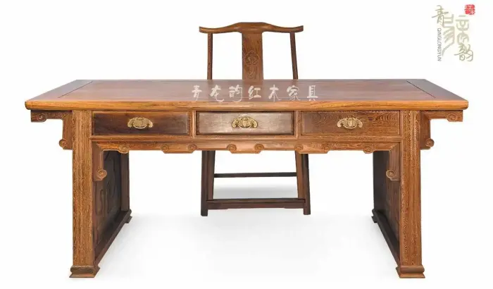 红木家具 鸡翅木家具 明清古典/中式仿古实木/ 书桌 写字台办公桌