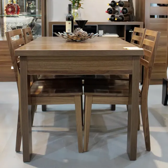 板式 现代简约风格 推拉餐桌 伸缩餐桌 餐台 饭桌 928d 09a餐椅