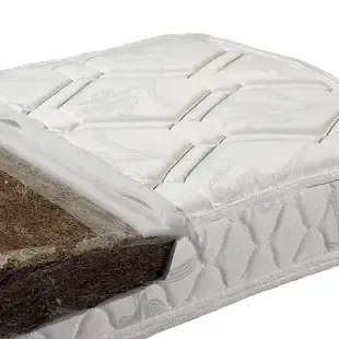 七彩人生席梦思床垫 儿童软棕床垫环保护脊儿童天然椰棕床垫棕垫