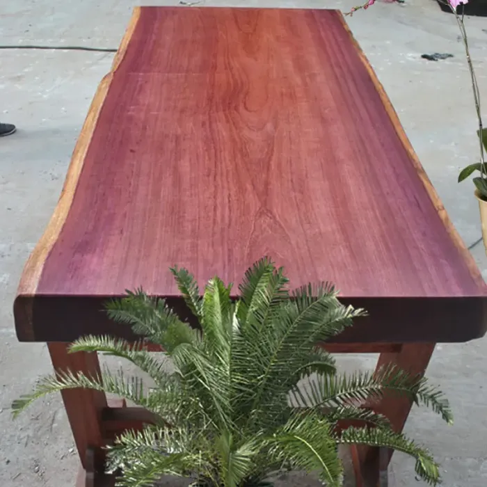 实木大板紫心木 紫罗兰大板 大班台 办公桌 老板桌 会议桌主管桌