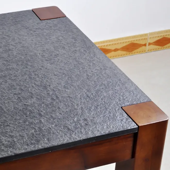 小熊第一 餐桌椅 组合 火烧石餐桌 餐台 餐厅家具 餐桌 特价dt01