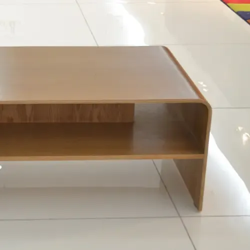 曲美家具 简约茶几边几 实木弯曲 客厅1.2米茶桌2005tt6-2