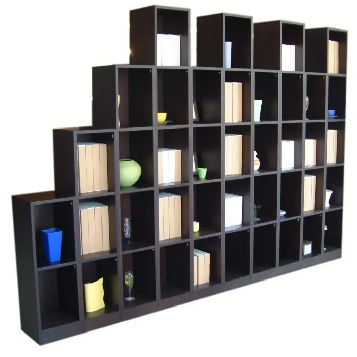 伊力诺依家具 geo-组合架五格(书柜)单组 现代 时尚 实木书柜