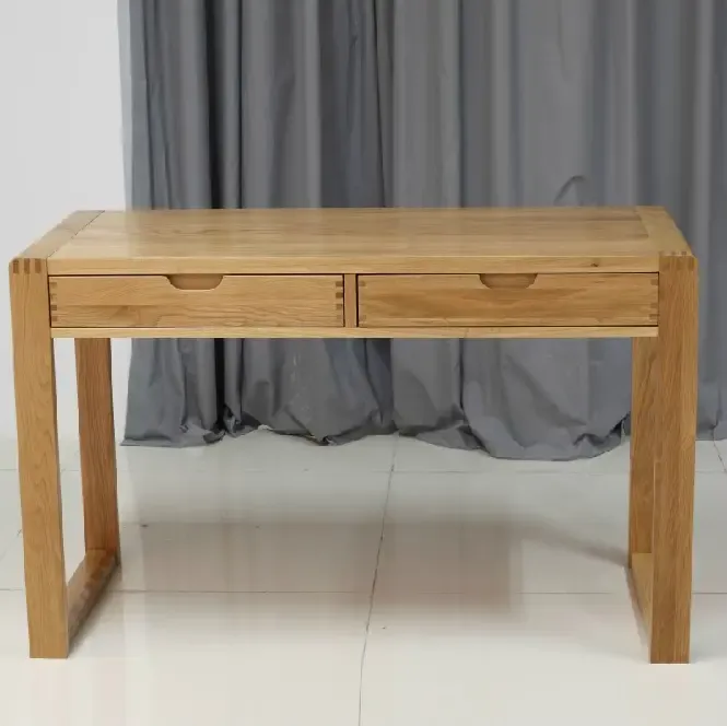 书桌实木/电脑桌/办公桌/写字台/带抽屉桌子/简约现代/橡木家具