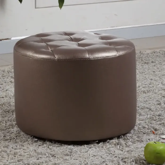 卡尔适 皮凳子 小圆凳 小矮凳 电脑凳 圆凳